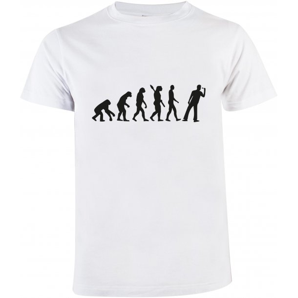 T-Shirt Darts Evolution Hvit