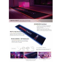 GranBoard LED Dart Matte (til GranBoard 3 og 3s)