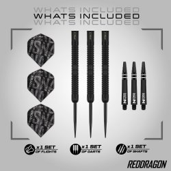 Red Dragon Peter Wright Black Mamba 90% Tungsten 24 gram st�ldartpiler