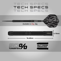 Red Dragon Peter Wright Black Mamba 90% Tungsten 22 gram st�ldartpiler