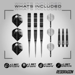 Red Dragon Recon Tapered 90% Tungsten 23 gram st�ldartpiler
