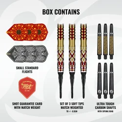 Shot Goths Alaric 95% Tungsten 20 gram softdartpiler