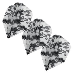 Shot Arctic Camo White flights No6 � 100 micron