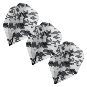 Shot Arctic Camo White flights No6 � 100 micron