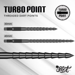 Shot Turbo RS Black spisser 30 mm