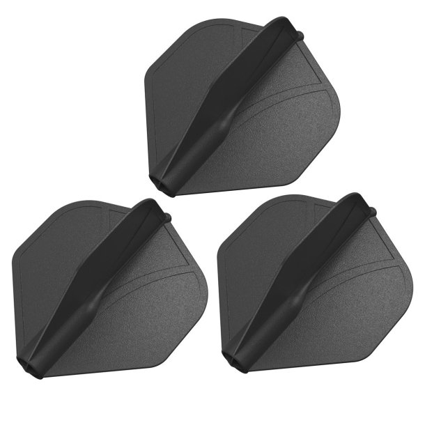 Shot Airfoil Molded Flight No.2 Svart