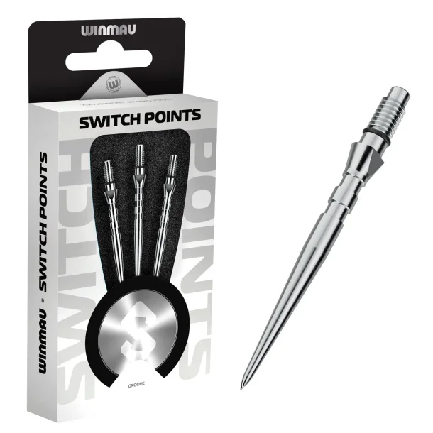 Winmau Switch Point Groove Silver 30 mm