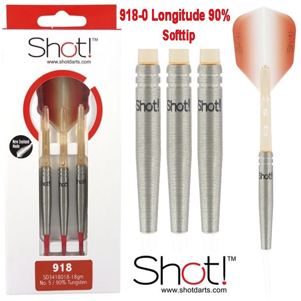 Shot! 918 Longitude, 90% Tungsten 18 gram