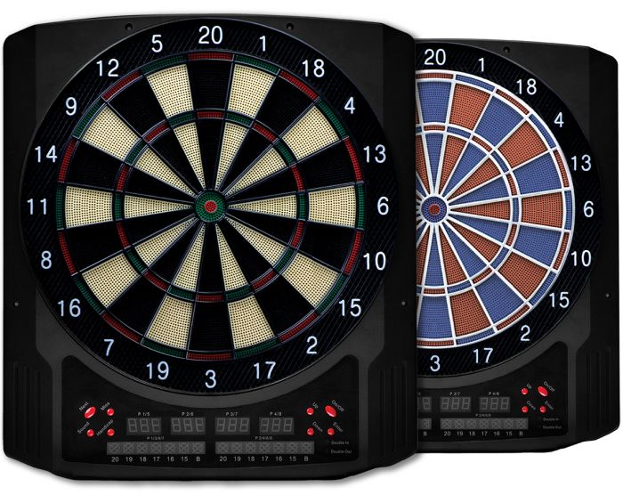 Universum Intro Electronic Bulls Dartboard BLACK